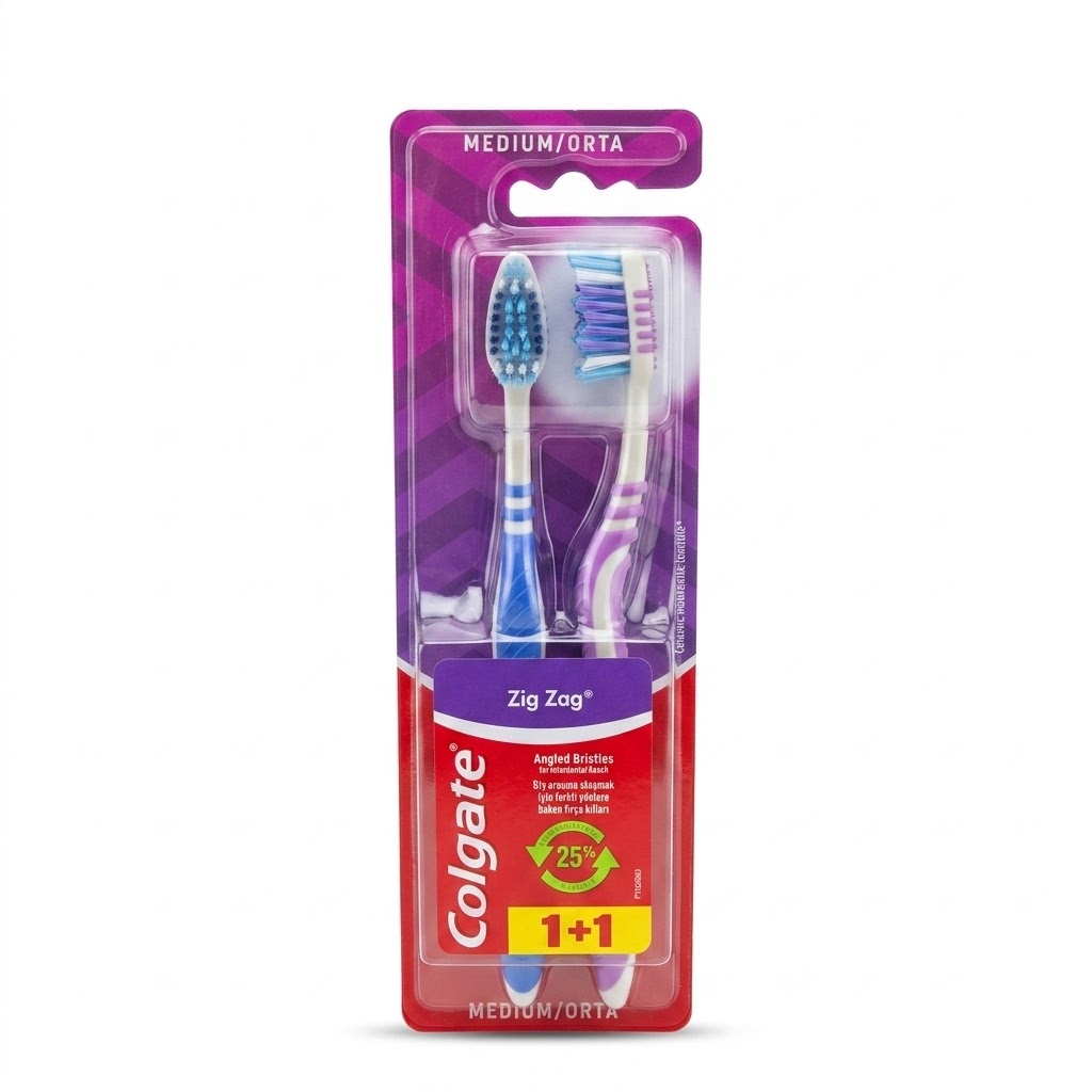 فرشاة أسنان كولجيت زيغزاغ